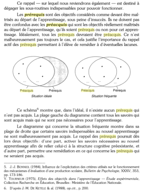 Gérard Roegiers 2009 prerequis préacquis.png